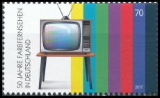 BRD MiNr. 3329 ** 50 Jahre Farbfernsehen in Deutschland, postfrisch