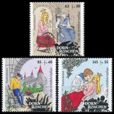 FRG MiNo. 3132-3134 set ** Welfare 2015: Sleeping Beauty, MNH