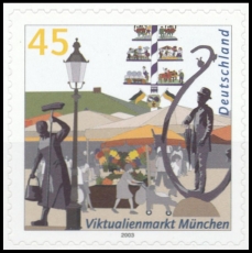 FRG MiNo. 2379 ** Viktualienmarkt Munich, MNH, self-adhesive, from stamp set