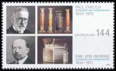 FRG MiNo. 2389 ** 150th birthday of Paul Ehrlich & Emil von Behring, MNH