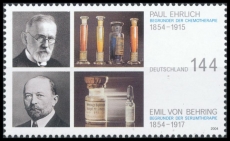 BRD MiNr. 2389 ** 150. Geburtstage von Paul Ehrlich & Emil von Behring, postfr.