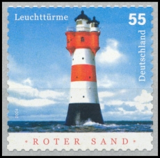 FRG MiNo. 2413 ** Lighthouses: Red sand, self-adhesive, from stamp box, MNH