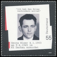 BRD MiNr. 2310 ** 100. Geburtstag von Georg Elser, postfrisch