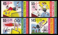 BRD MiNr. 2857-2860 Satz ** Sporth. 2011: Fußball-WM, Turn & Hockey-EM, postfr.