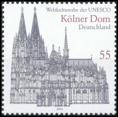 FRG MiNo. 2329 ** Cultural & natural heritage of mankind: Cologne Cathedral, MNH