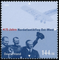 BRD MiNr. 2331 ** 75. Jahrestag Nordatlantikflug in Ost-West-Richtung, postfr.