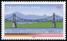 FRG MiNo. 2345 ** 100 years of the Salzachbrücke Laufen-Oberndorf, MNH
