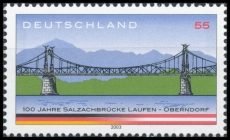 BRD MiNr. 2345 ** 100 Jahre Salzachbrücke Laufen-Oberndorf, postfrisch