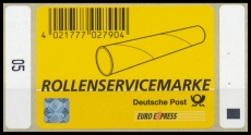 BRD MiNr. Rollenservicemarke 1 Deutsche Post Euro Express, Hologramm Posthorn