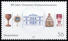 FRG MiNo. 2247 ** 100 years of the German Freimaurermuseum in Bayreuth, MNH