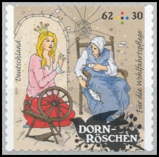 FRG MiNo. 3136 ** Welfare 2015: Sleeping Beauty - spindle, MNH, self-adhesive