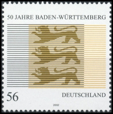 BRD MiNr. 2248 ** 50 Jahre Baden-Württemberg, postfrisch