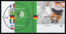 BRD MiNr. 2258/2259 ** Fußballweltmeister im 20. Jahrh., Zusammendruck, postfr.