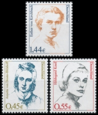 FRG MiNo. 2295-2297 set ** Women of German history (XXI), MNH