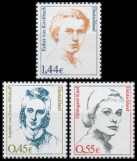 BRD MiNr. 2295-2297 Satz ** Frauen der deutschen Geschichte (XXI), postfrisch