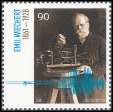 BRD MiNr. 2897 ** 150.Geburtstag von Emil Wiechert, postfrisch