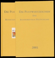 Yearbook 2003 Postage stamps of the Federal Republic of Germany without stamps
