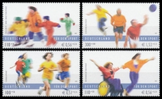 FRG MiNo. 2165-2168 set ** Sports Aid 2001, MNH