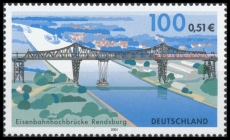 FRG MiNo. 2178 ** Bridges (V): Railroad bridge Rendsburg, MNH