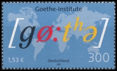 BRD MiNr. 2181 ** 50. Jahrestag der Neugründung des Goethe-Instituts, postfrisch