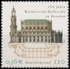 BRD MiNr. 2196 ** 250 Jahre Katholische Hofkirche in Dresden, postfrisch