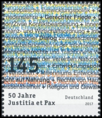 FRG MiNo. 3339 ** 50 years of Justitia et Pax, MNH