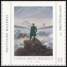 BRD MiNr. 2869 ** Deutsche Malerei (VI): Friedrich, postfr., selbstkl., aus MB