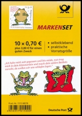 FRG MiNo. MH 108 (3364) ** Frog Prince, stamp set, self-adhesive, MNH