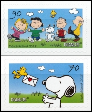 FRG MiNo. 3371-3372 set ** Peanuts, MNH, self-adhesive