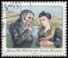 FRG MiNo. 1246 o 225. birthday of Johann Peter Hebel, postmarked