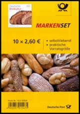 FRG MiNo. MH 110 (3390) ** German bread culture, stamp set, self-adhesive, MNH