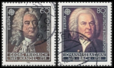 FRG MiNo. 1248 o Europe: European Year of Music - G. F. Handel, postmarked