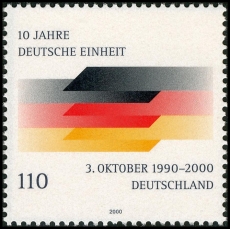 FRG MiNo. 2142 ** 10 years of German unity, MNH