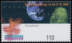 BRD MiNr. 2130 ** Weltausstellung EXPO 2000 in Hannover, postfrisch