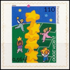 FRG MiNo. 2114 ** Europe 2000, self-adhesive, from stamp set, MNH