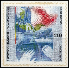 BRD MiNr. 2112 ** Weltausstellung EXPO 2000 Hannover, selbstkl., aus MS, postfr.