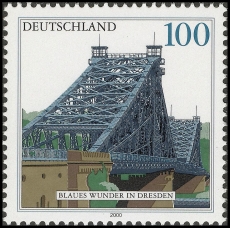 FRG MiNo. 2109 ** Bridges (IV): Elbe Bridge - Blue Wonder, MNH