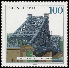 BRD MiNr. 2109 ** Brücken (IV): Elbbrücke - Blaues Wunder, postfrisch