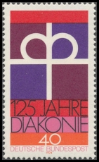 BRD MiNr. 810 ** 125 Jahre Diakonie, postfrisch