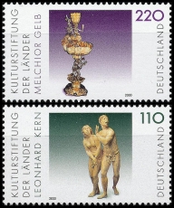 FRG MiNo. 2107-2108 set ** Cultural Foundation of the countries: Artworks, MNH