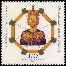 FRG MiNo. 2088 ** 1200 years Aachen Cathedral, MNH