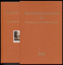 Yearbook 2002 Postage stamps of the Federal Republic of Germany without stamps