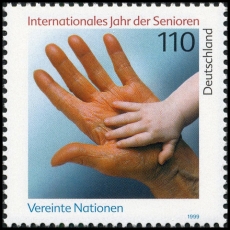 BRD MiNr. 2027 ** Internationales Jahr der Senioren, postfrisch