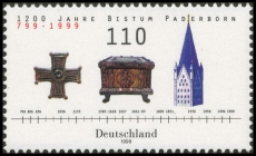 BRD MiNr. 2060 ** 1200 Jahre Bistum Paderborn, postfrisch