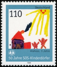 FRG MiNo. 2062 ** 50 years of SOS Childrens Villages, MNH