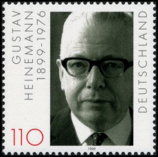 BRD MiNr. 2067 ** 100. Geburtstag von Gustav Heinemann, postfrisch