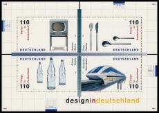 FRG MiNo. Block 50 (2068-2071) **/o Design in Germany