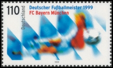 BRD MiNr. 2074 ** Deutscher Fußballmeister 1999: FC Bayern München, postfrisch