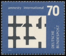 FRG MiNo. 814 ** Organization Amnesty International, MNH