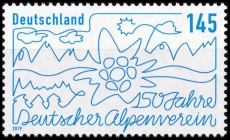 BRD MiNr. 3456 ** 150 Jahre Deutscher Alpenverein, postfrisch